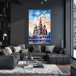 Saint Basil's Architectural Beauty Cultural or Heritage Poster