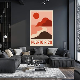 Puerto Rico Scenic Art Poster