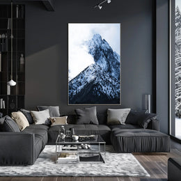 Majestic Snow-Capped Mountain Poster