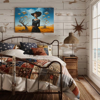 Surreal Desert Scene Elegance: Abstract or Artistic Poster