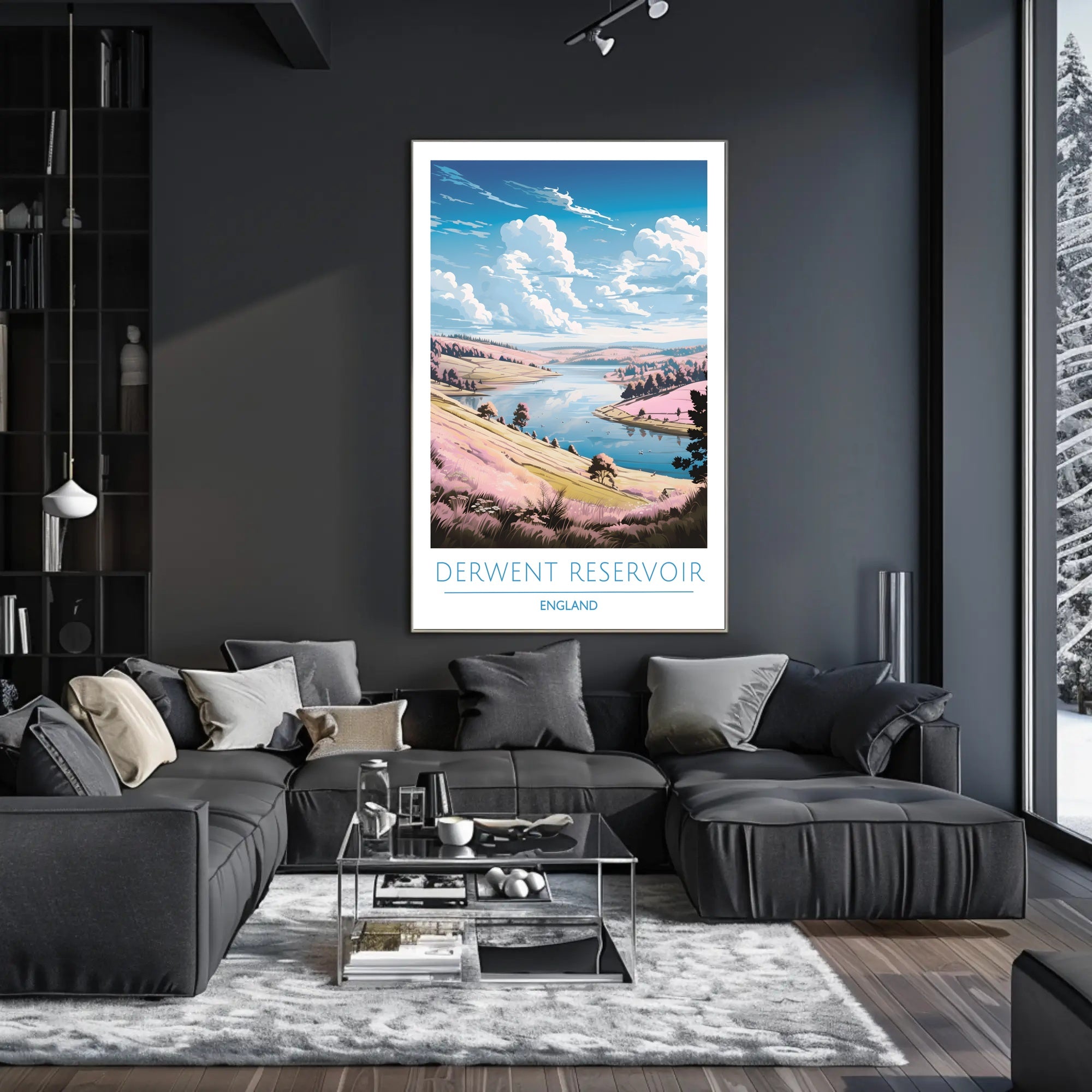 Derwent Reservoir Poster