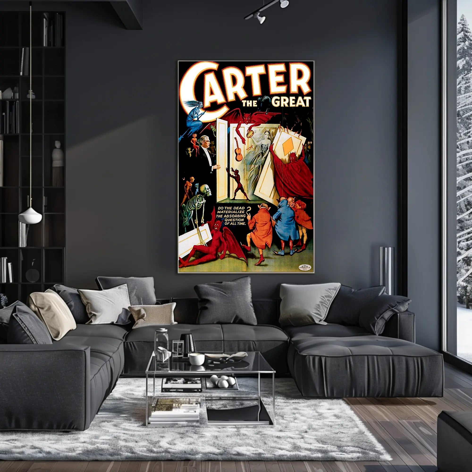 Carter the Great Magic Show Vintage Art Poster