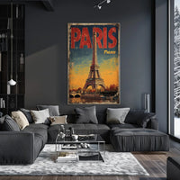 Paris Vintage Travel Poster