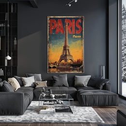 Paris Vintage Travel Poster