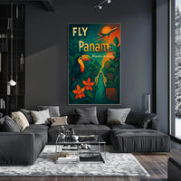 Fly Panama Wander in Color Poster
