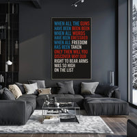 The Right to Bear Arms Poster PosterGoat