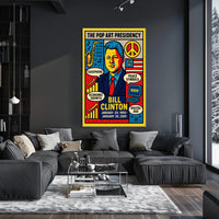 Bill Clinton The Pop Art Presidency Poster PosterGoat