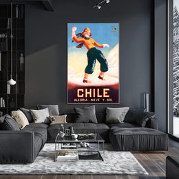 Chile: Joy, Snow, and Sun Poster PosterGoat