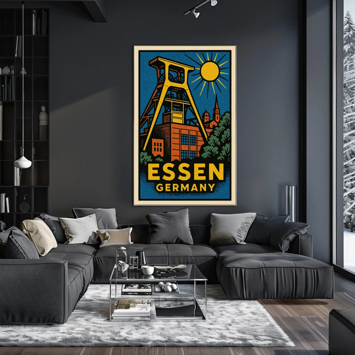 Essen, Germany Industrial Heritage Poster