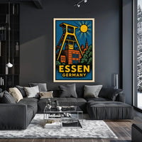 Essen, Germany Industrial Heritage Poster