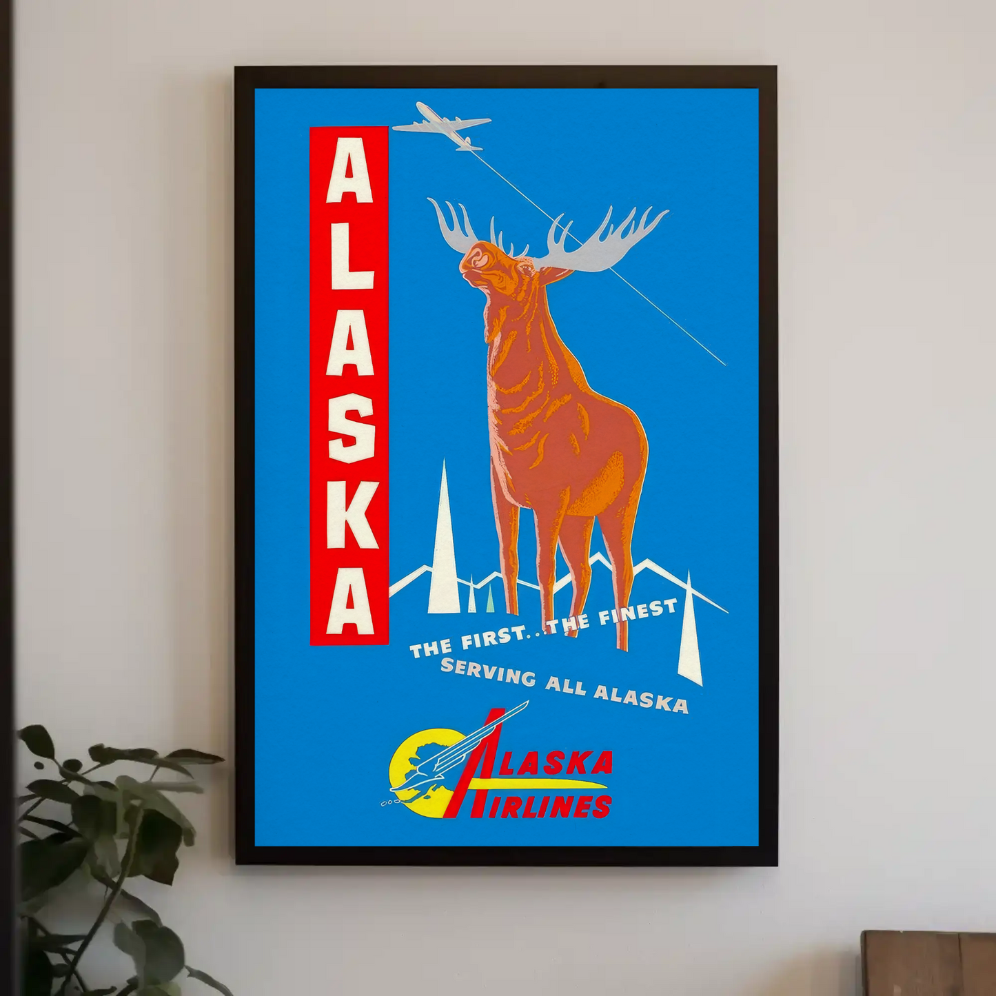 Alaska Airlines Travel Poster