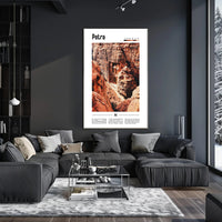 Petra Treasury Art Print Cultural or Heritage Poster PosterGoat