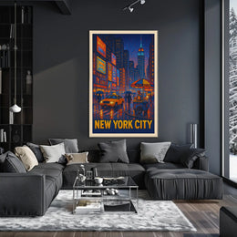 New York City Nightlife Poster