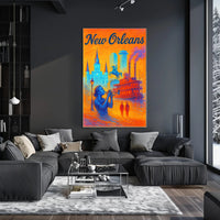 New Orleans Vibes Poster PosterGoat