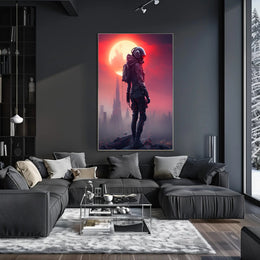 Futuristic Sentinel Poster PosterGoat