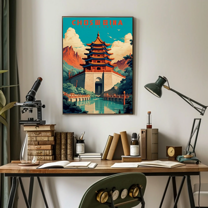Serene View of the Great Wall