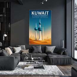 Kuwait - A Vision of Modernity Poster PosterGoat