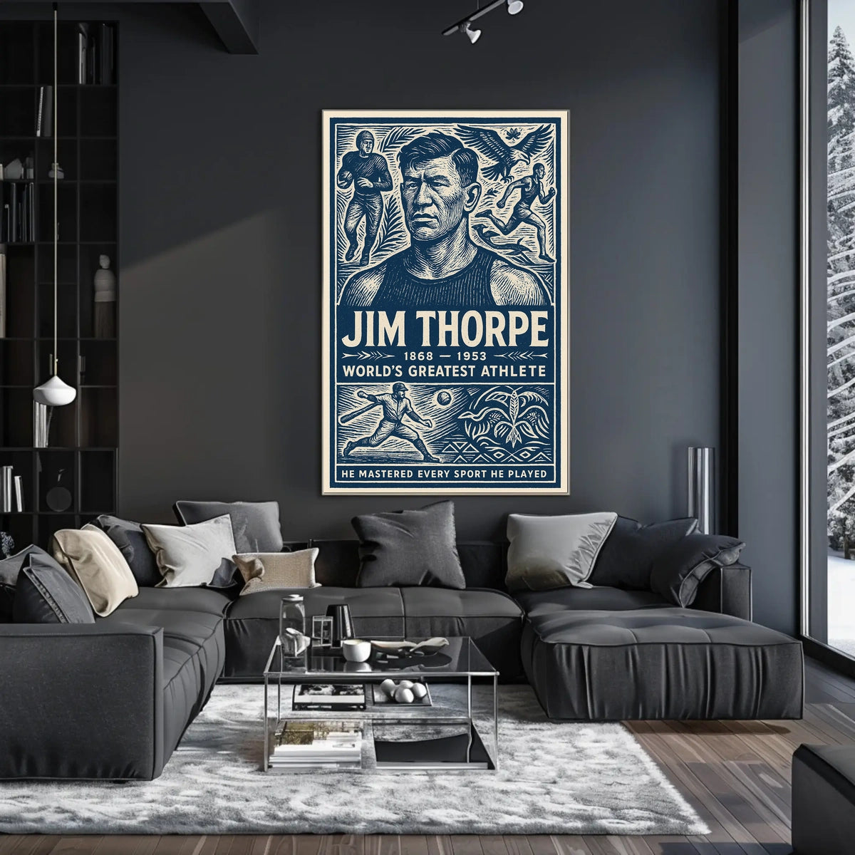 Jim Thorpe Worlds Greatest Athlete Poster