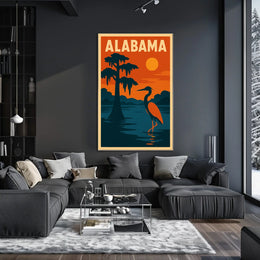 Alabama Wildlife Poster