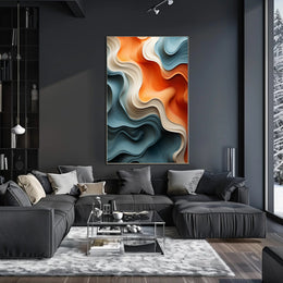 Flowing Colors Poster PosterGoat