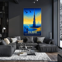 Dubai Where Tradition Meets Innovation Poster PosterGoat