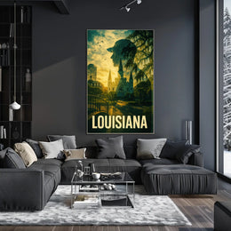 Louisiana A Scenic Tribute Poster