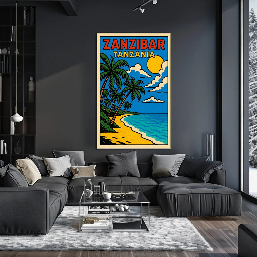 Abstract Tanzania Art Poster