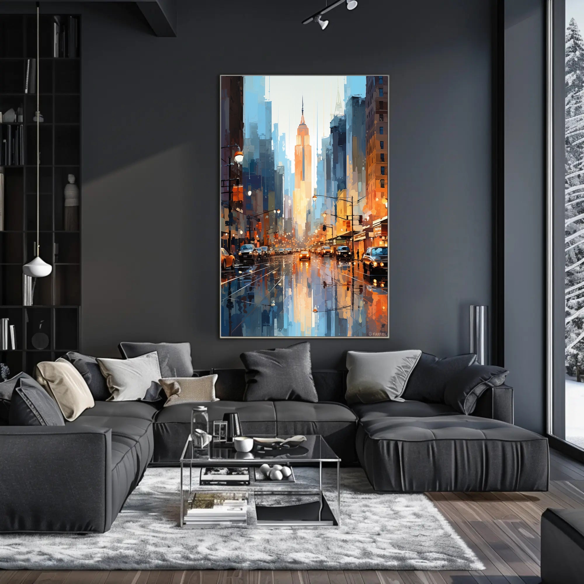 Urban Reflections Poster PosterGoat