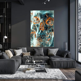 Ethereal Skull Art Poster PosterGoat