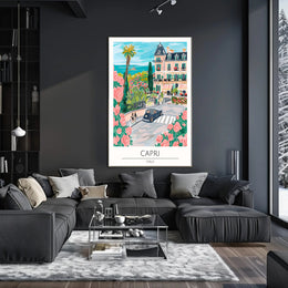 Vibrant Capri Poster PosterGoat