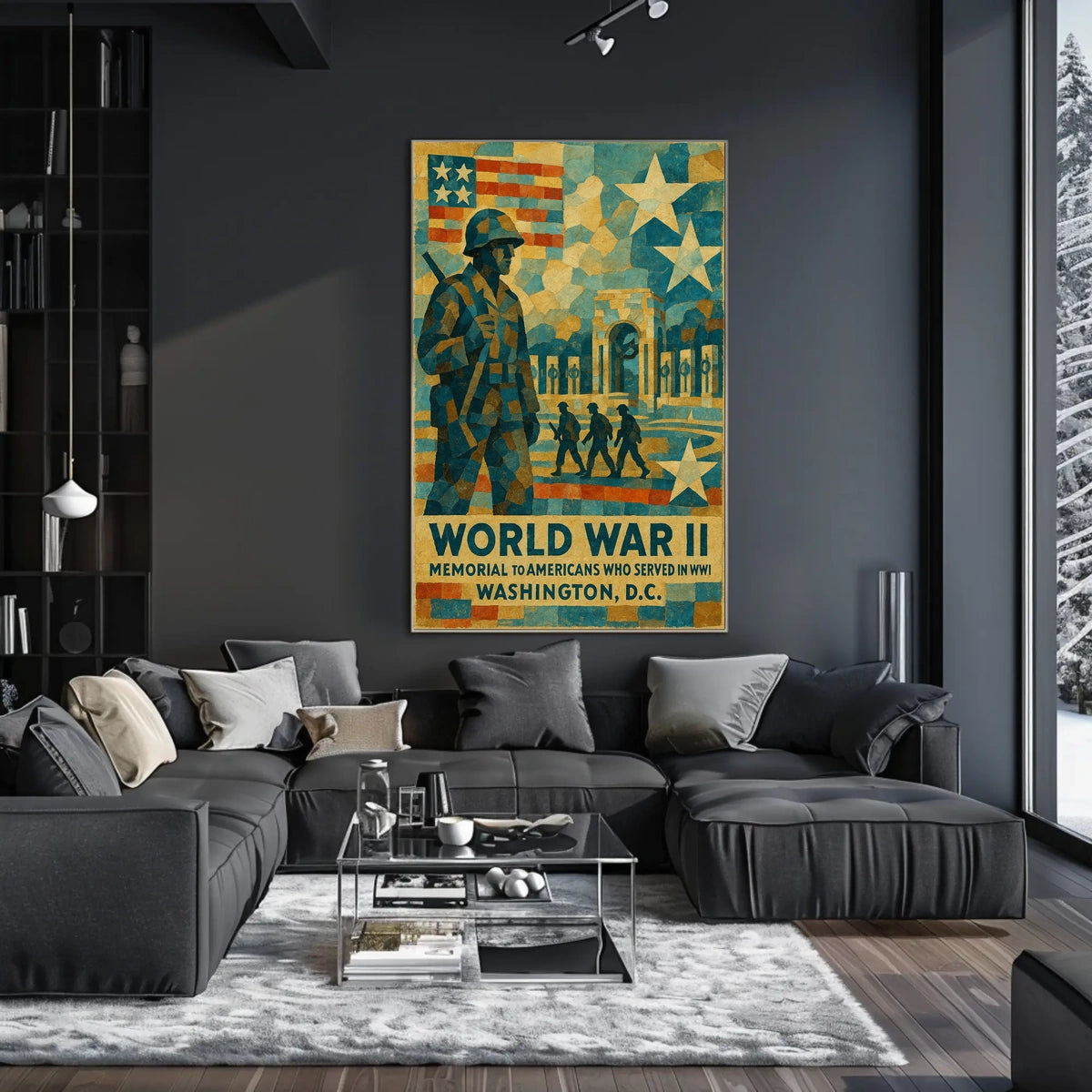 World War Ii Memorial Poster