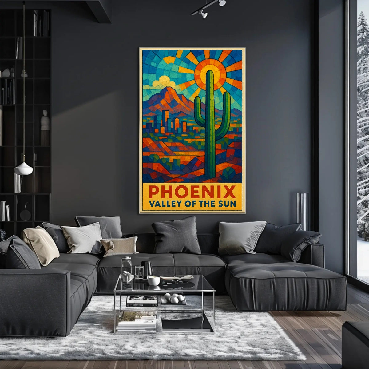 Phoenix Valley Sunscape Decor Lovers Poster