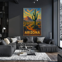 Arizona Desert Landscape Poster