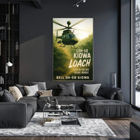 Bell OH-58 Kiowa Eyes in the Sky Poster PosterGoat