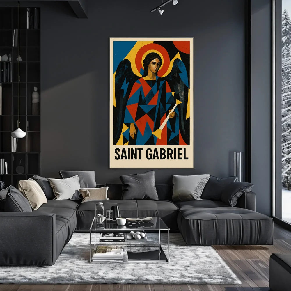 Saint Gabriel Religious Iconography Art Poster