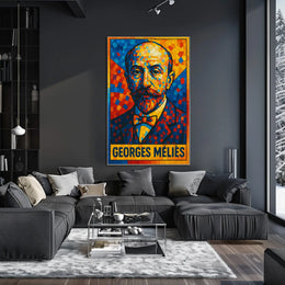Georges Méliès Cinematic Pioneer Poster