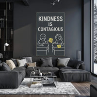 Kindness is Contagious Poster PosterGoat