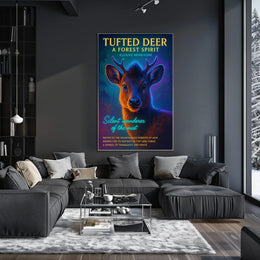 Tufted Deer A Forest Spirit Poster