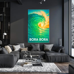 Bora Bora Wave Poster