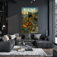 Discover Maine Poster