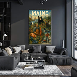 Discover Maine Poster