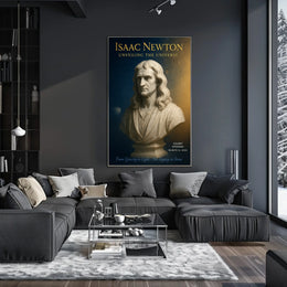 Isaac Newton Unveiling the Universe Poster