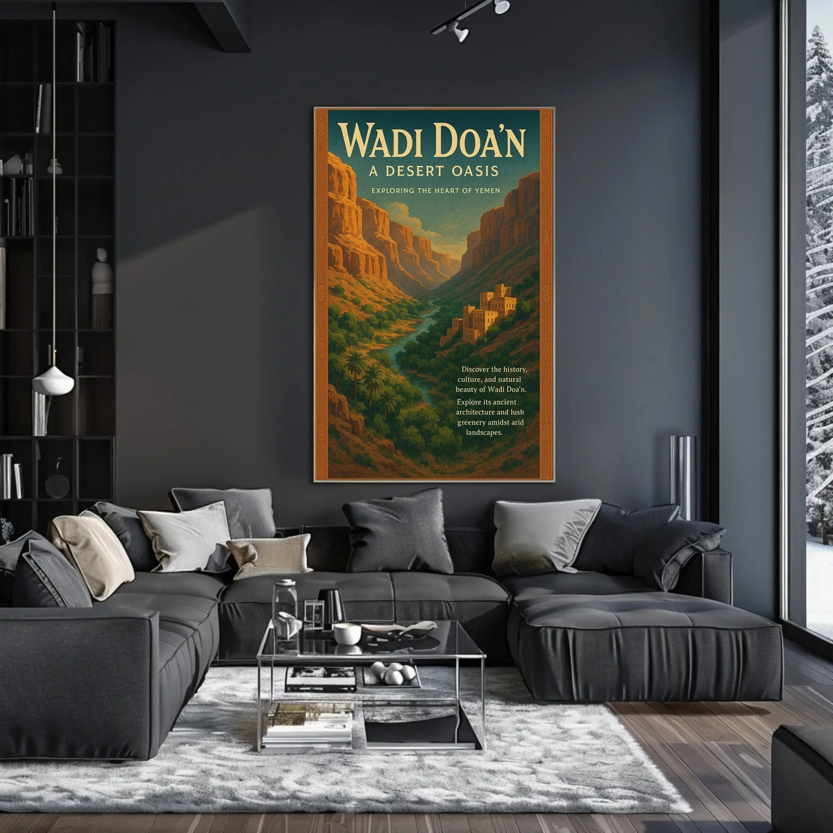 Wadi DoaN A Desert Oasis Poster