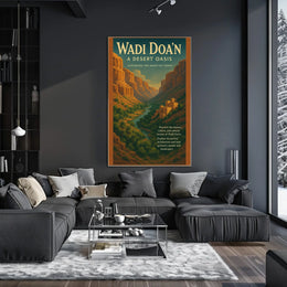 Wadi DoaN A Desert Oasis Poster