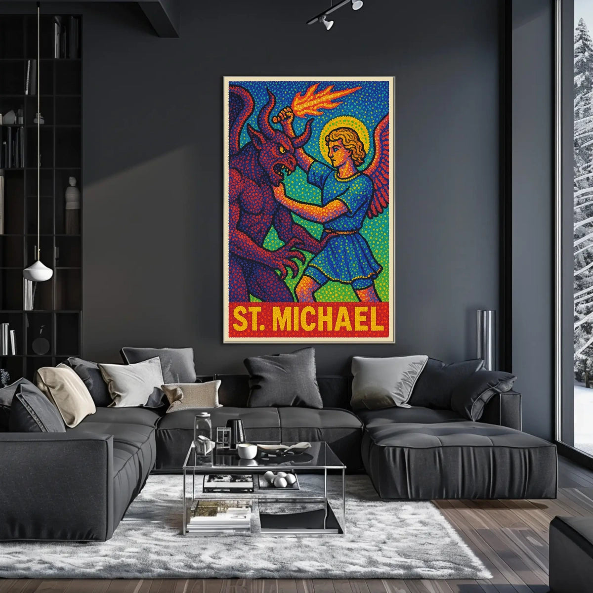 Saint Michael Divine Art Poster