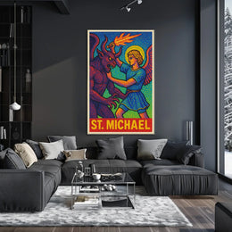 Saint Michael Divine Art Poster
