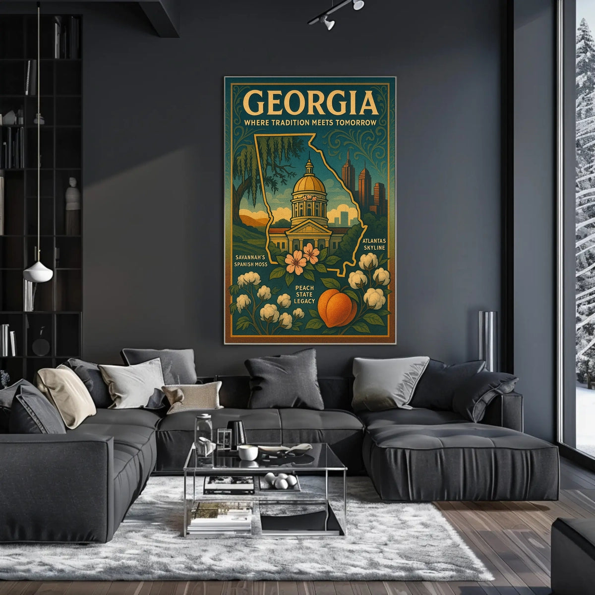 Georgia Where Tradition Meets Tomorrow Poster