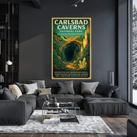 Carlsbad Caverns National Park Caves Exploration Adventure Poster
