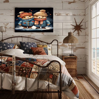 Winter Wonderland Bears Poster