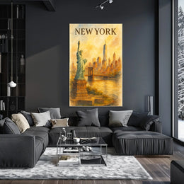 New York Cityscape Poster